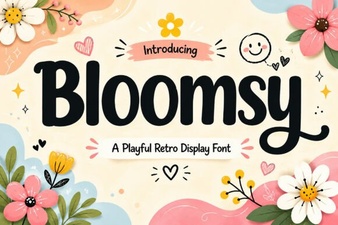 Bloomsy Font: a Creative Touch for Your Designs
