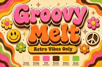 Groovy Melt Font: Creative Design Ideas & Download