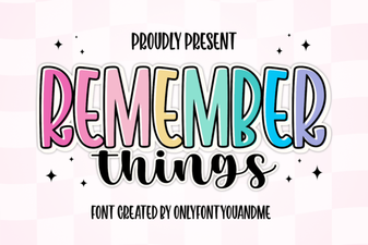 Remember Font: Memory Through Typography Design