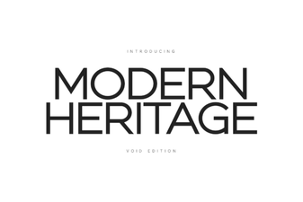 Crafting with Modern Heritage Typefaces