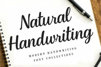 Natural Handwriting Fonts for Authentic Design
